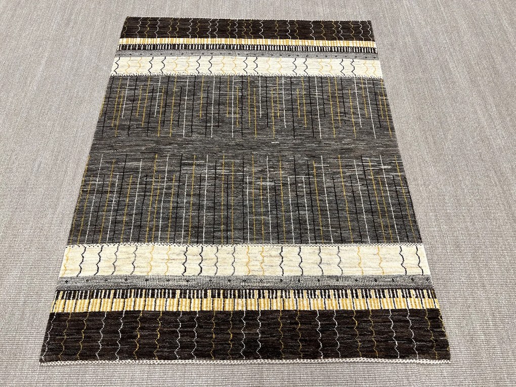 Loribaft Tappeto 190x150 Marrone (Iran) Annodato A Mano