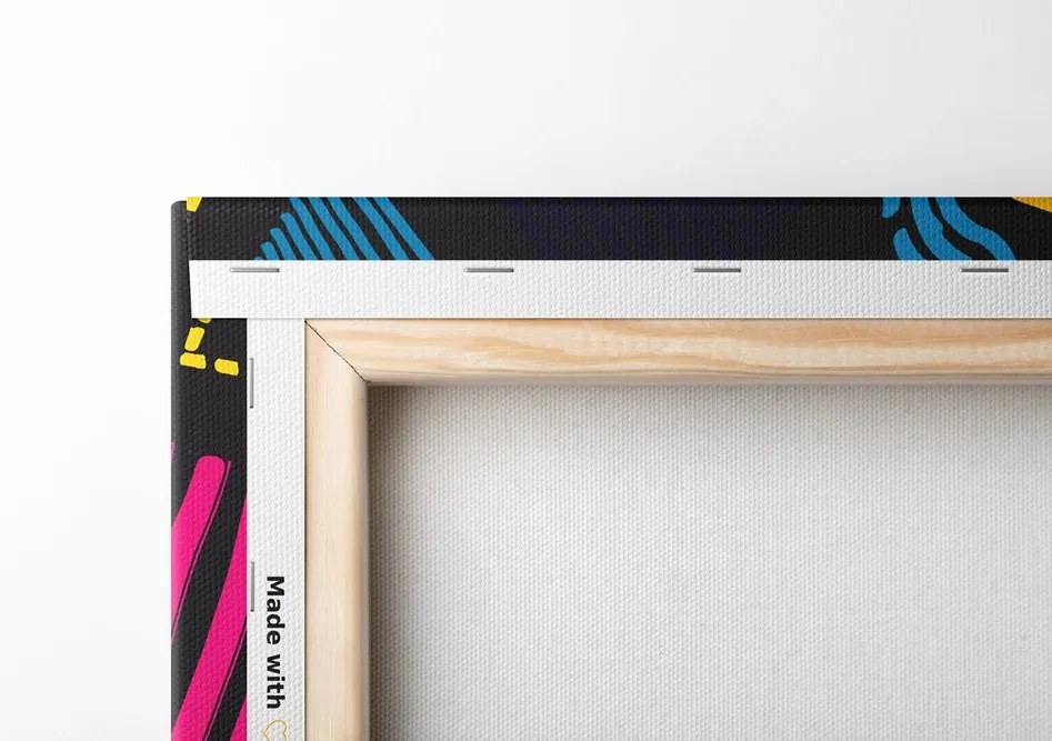 Quadro su tela – Motivo Memphis moderno