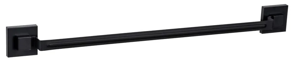 Porta asciugamani autoportante in acciaio inox nero Quadro - Wenko