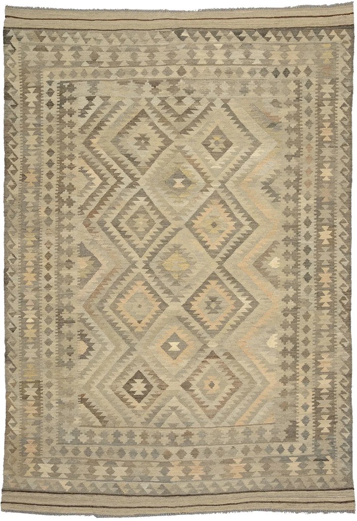 Kilim Tappeto 300 x 200 Beige (Afghanistan) Tessuto A Mano