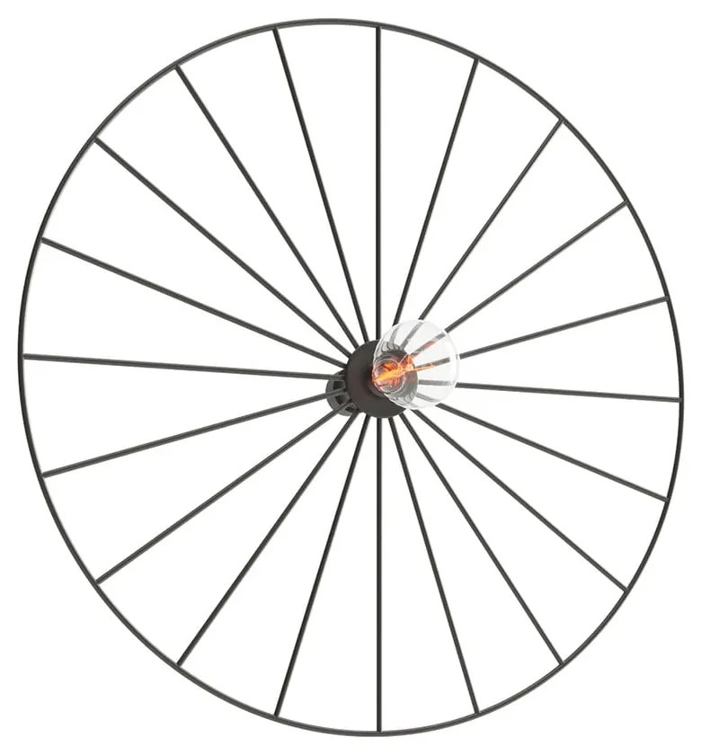 Apparecchio da soffitto nero ø 45 cm Soho - Sollux