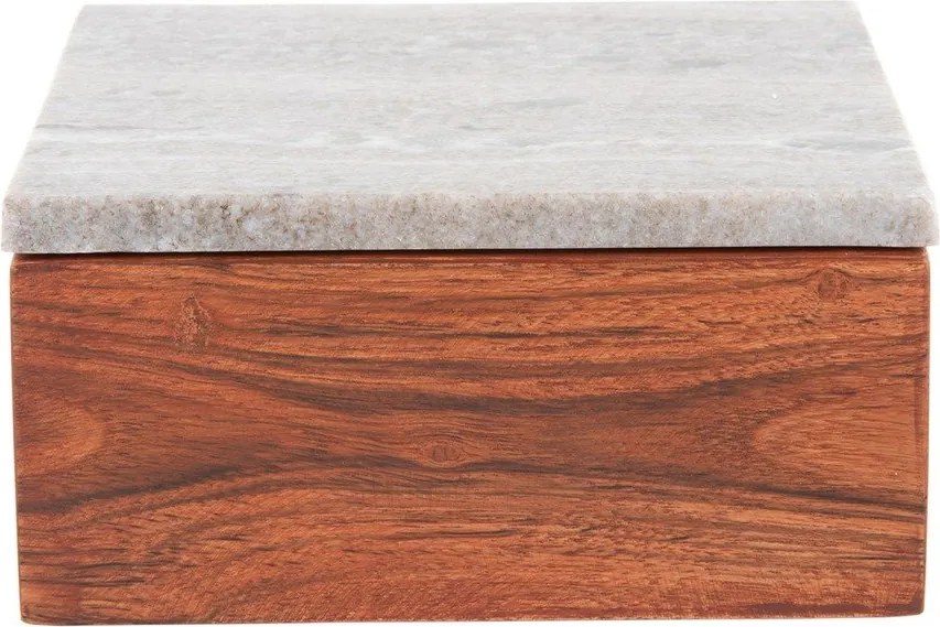 Scatola decorativa marrone in legno Acacia – PT LIVING