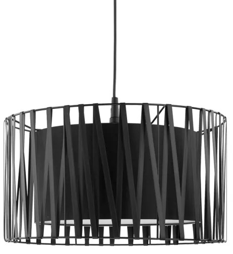 Lampadario a sospensione con filo HARMONY BLACK 1xE27/60W/230V