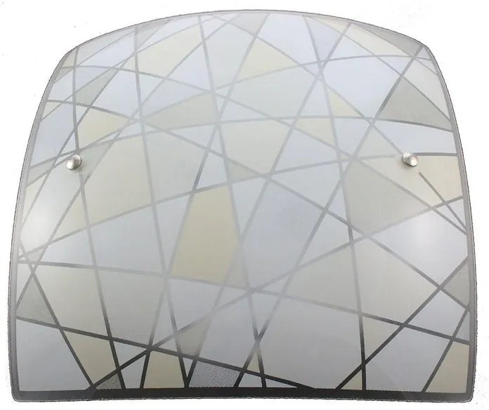 Plafoniera LED Scacco argento IP20 bianco naturale, 1660 lumen