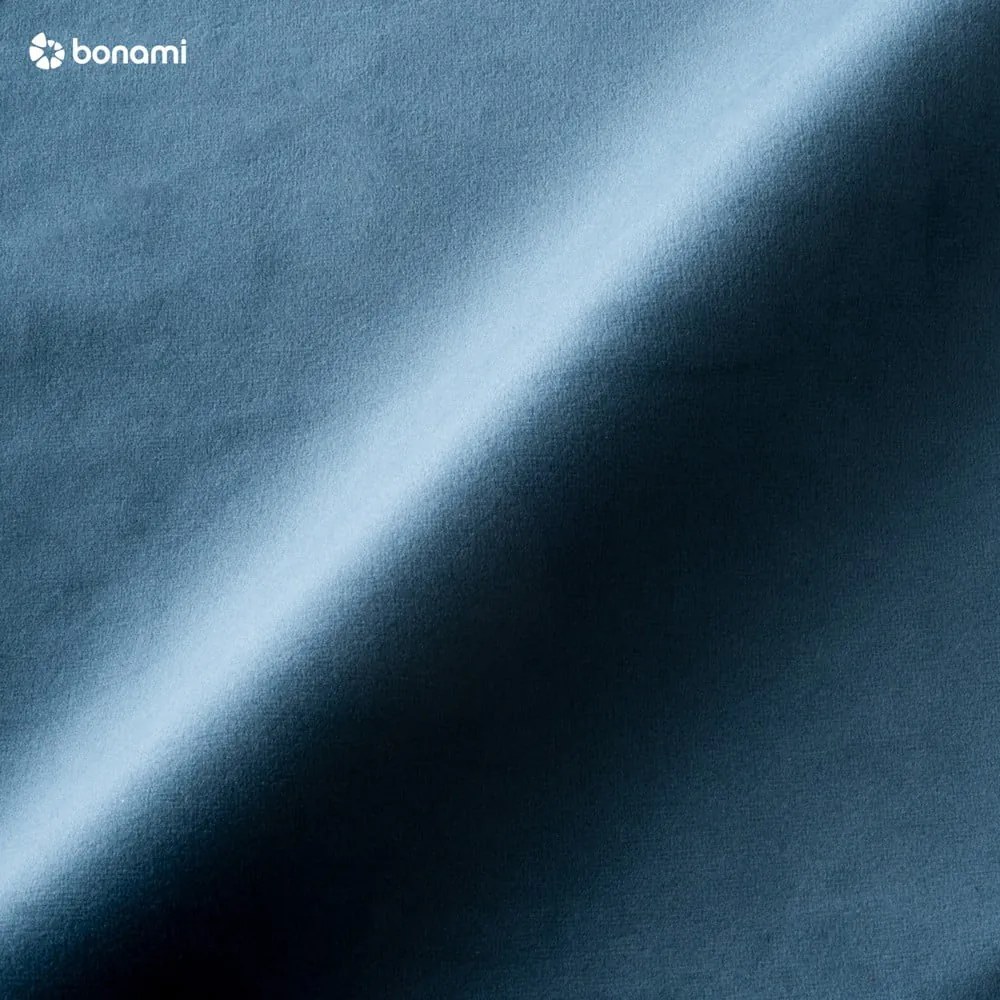 Divano angolare in velluto blu (angolo sinistro) Magic - Scandic
