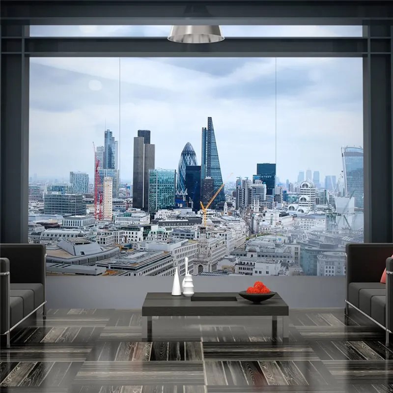 Fotomurale  City View  London  Colore Nero, Dimensioni e Misure 150x105