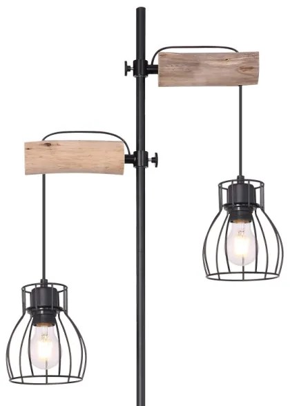 Globo 15326-2SN - Lampada da terra MINA 2xE27/40W/230V