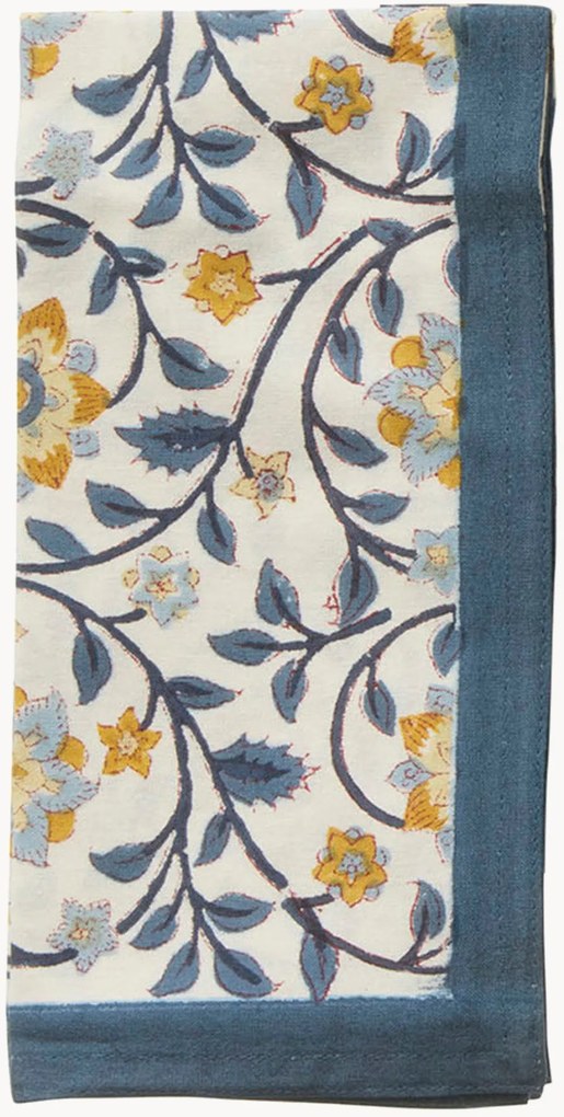 Set di 4 tovaglioli in cotone fatti a mano Gita