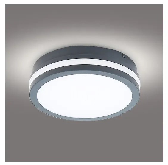 Brilagi - Lampada LED da esterno con sensore BENE LED/18W/230V diametro 22 cm IP54