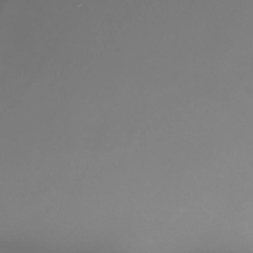 Poggiapiedi Grigio Antracite 60x60x36 cm in Similpelle
