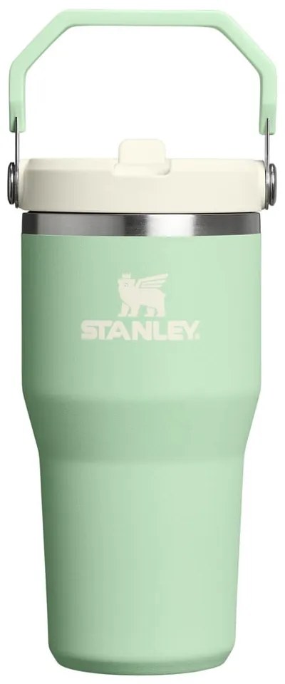 Borraccia termica color salvia in acciaio inox 600 ml IceFlow™ Flip Straw 2.0 Tumbler Pistachio – Stanley