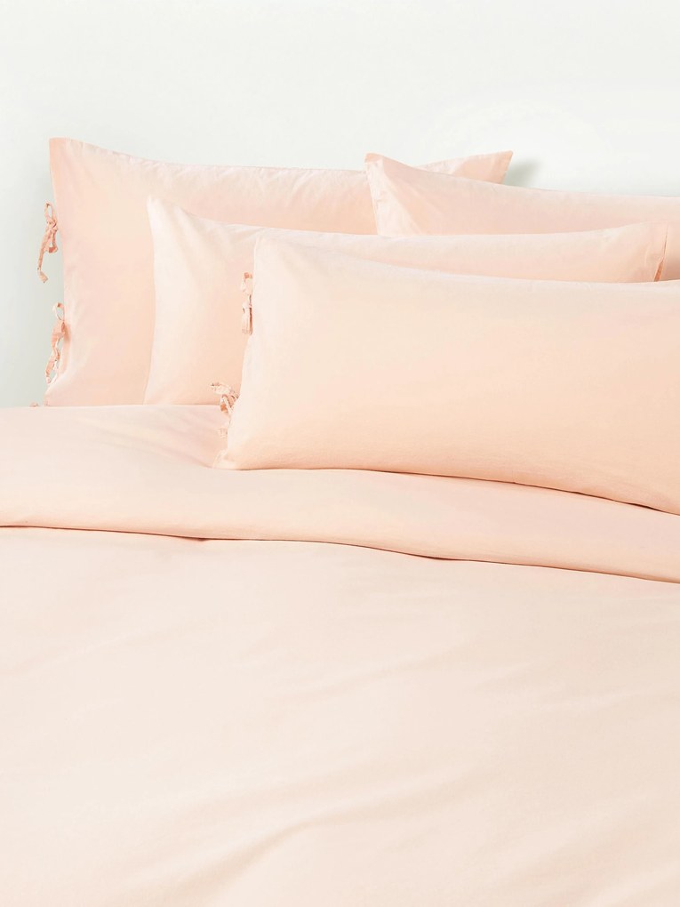 Copripiumino in cotone percalle lavato Leonie