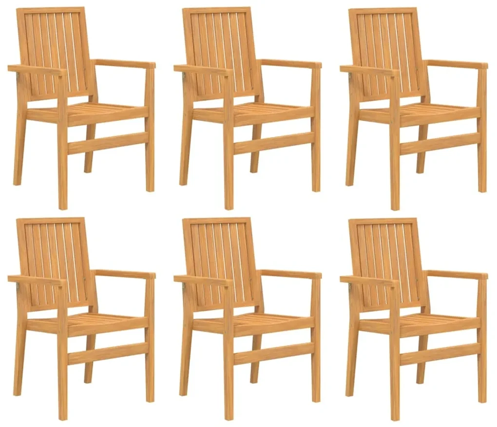 Set da pranzo da giardino 7 pz in legno massello di teak