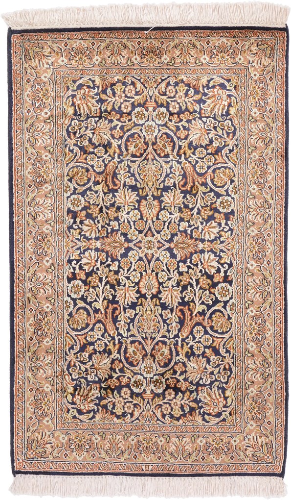 Cashmere Silk Tappeto 60x100 (Indian) Annodato A Mano