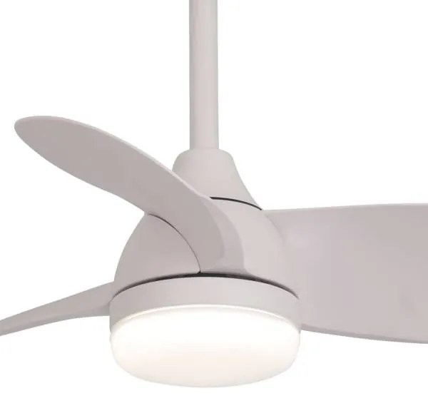 VENTILATORE 3 PALE LED 17W CUKI BIANCO