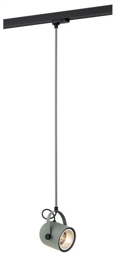 Argon 4313 - Lampadario per sistema a binario NET 1xE27/15W/230V verde