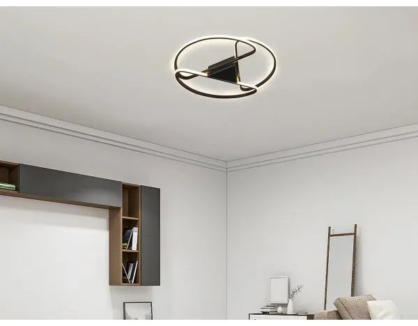 Plafoniera LED dimmerabile LED/75W/230V 3000-6500K nero + +TC