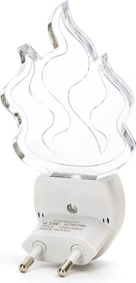 Aigostar - Luce notturna LED RGB con sensore LED/0,5W/230V fiamma
