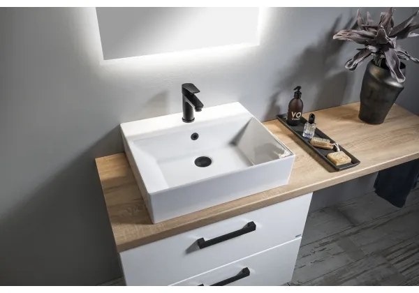 Aqualine - Rubinetto del lavandino LOTTA opaco nero