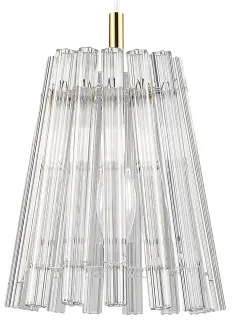 Zuma Line P0547-01H-F9AC - Lampadario a sospensione con filo BACH 1xE14/40W/230V oro