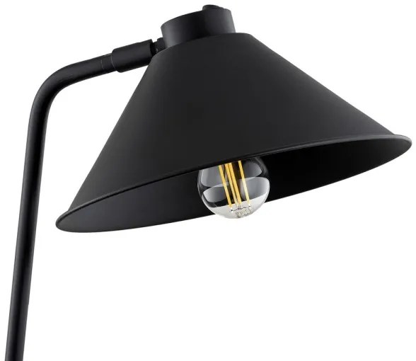 Argon 4999 - Lampada con piedistallo GABIAN 1xE27/15W/230V nero