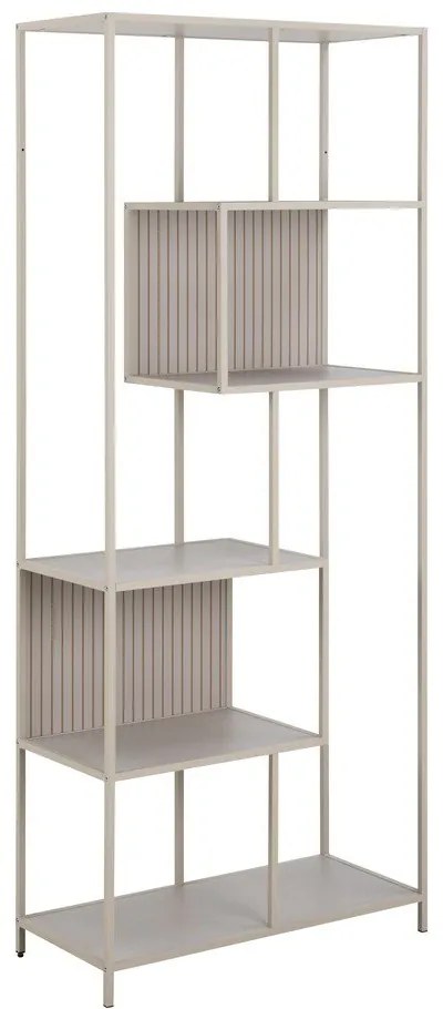 Libreria grigia 77x185x35 cm Seaford – Actona