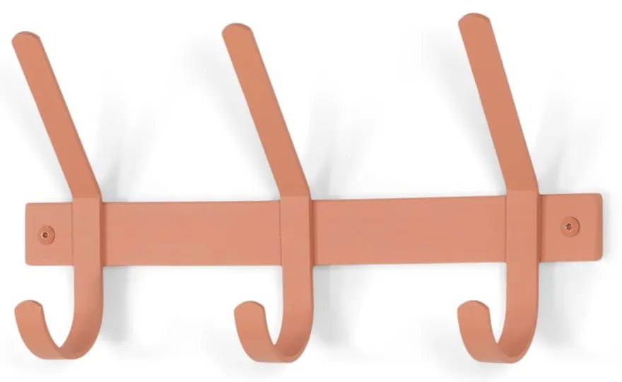 Attaccapanni da parete color salmone in metallo 40 cm Dexter – Spinder Design