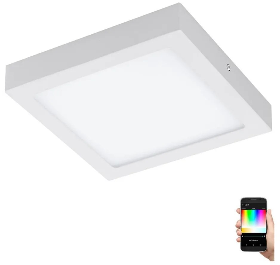 Eglo 96672 - Plafoniera LED RGBW dimmerabile FUEVA-C LED/15,6W/230V BT