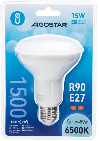 Lampadina LED R90 E27/15W/230V 6500K - Aigostar