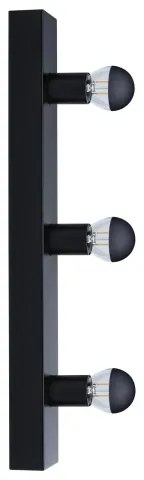 Paulmann 80097 - 3xE14/40W IP44 Lampada per specchio da bagno REGULA 230V nero