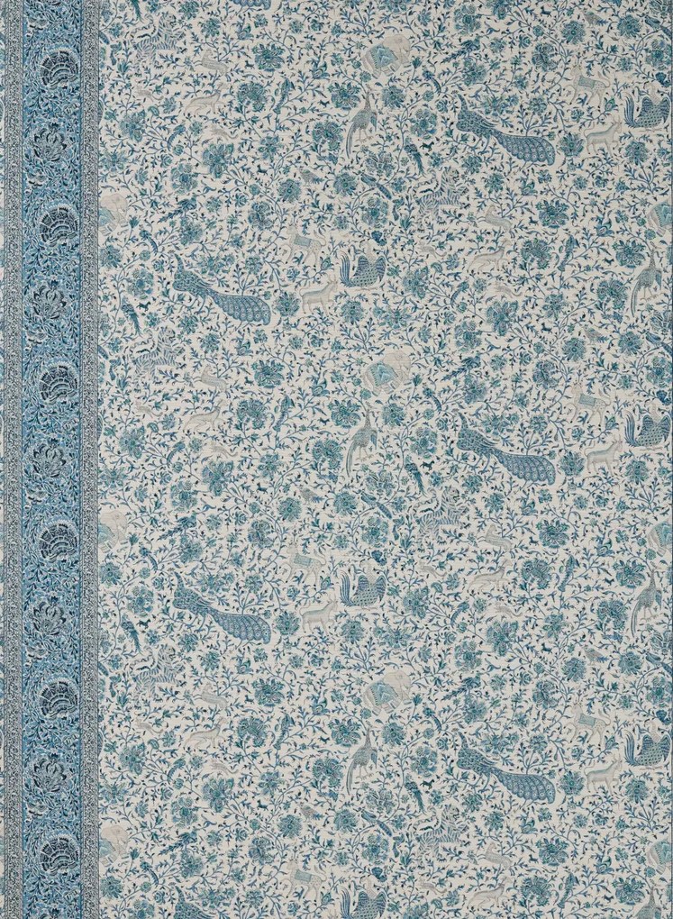 Zoffany Carta da parati Mughal Menagerie - Mazarine Blue