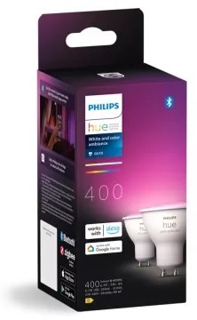 Set 2x lampadine dimmerabili LED RGBW Philips Hue WACA GU10/4,2W/230V 2000-6500K