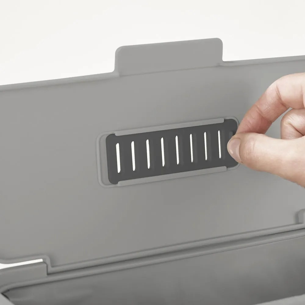 Bidone per l'umido grigio 4 l Duo – Joseph Joseph