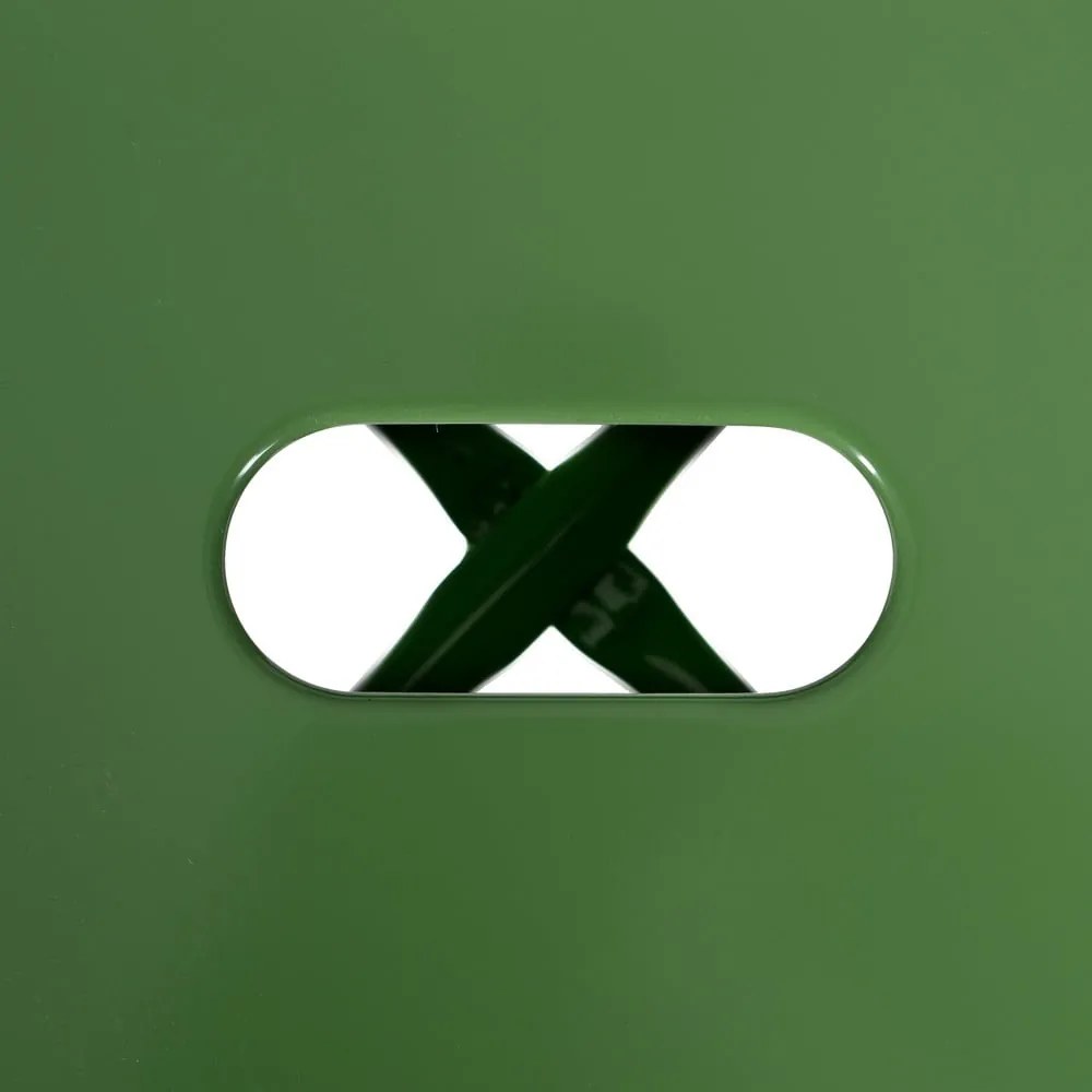 Set di sedie da bar verde in metallo 2 pz (altezza della seduta 61 cm) – Ixia