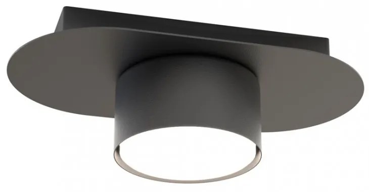 Lampada da soffitto in acciaio STILO 1 GX53 nera da interno Colore del corpo Nero