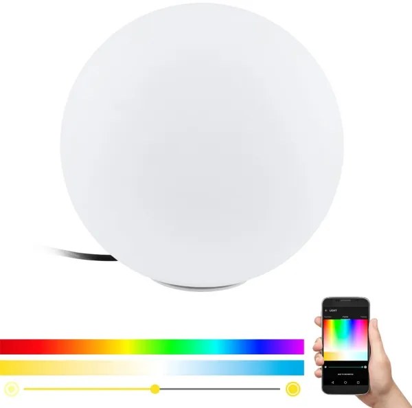 Eglo 98106 - Lampada da terra da esterno LED RGBW MONTEROLO-C 1xLED/9W/230V IP65 ø390