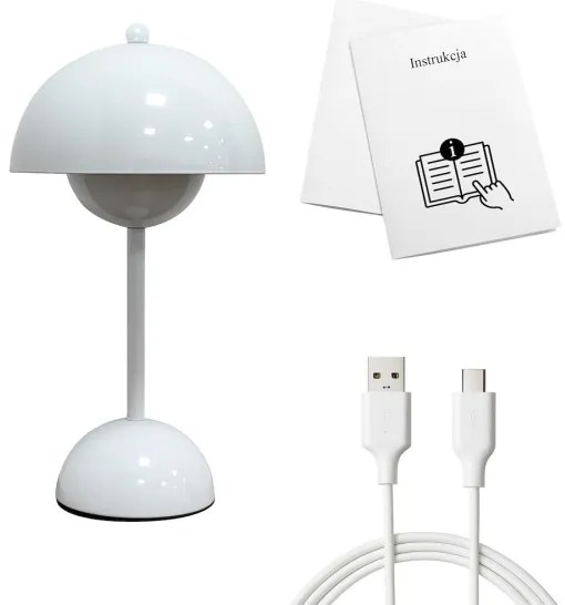 Lampada da tavolo ricaricabile a sfioramento LED COSTA LED/3W/5V 2400 mAh 3000-6000K bianco