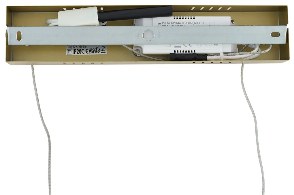 Lampada a sospensione di design oro rettangolare dimmerabile a 3 livelli - Krisscross