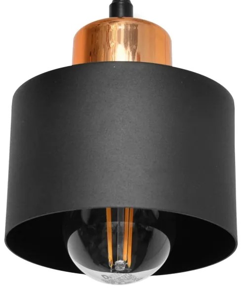 Lampadario a sospensione con filo EDISON 3xE27/15W/230V