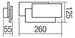 Redo 01-1444 - Lampada da parete LED GAMER LED/12W/230V