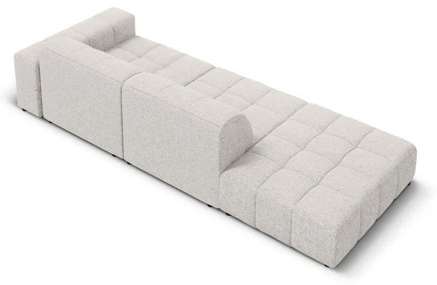 Chaise-lounge in grigio chiaro (con penisola a destra) Chicago – Cosmopolitan Design