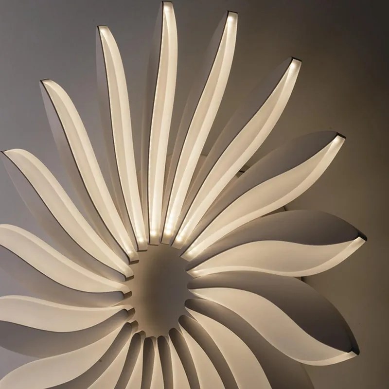 Plafoniera LED Sunrise Ø 61.5 cm bianco IP20 bianco naturale LUCE AMBIENTE DESIGN