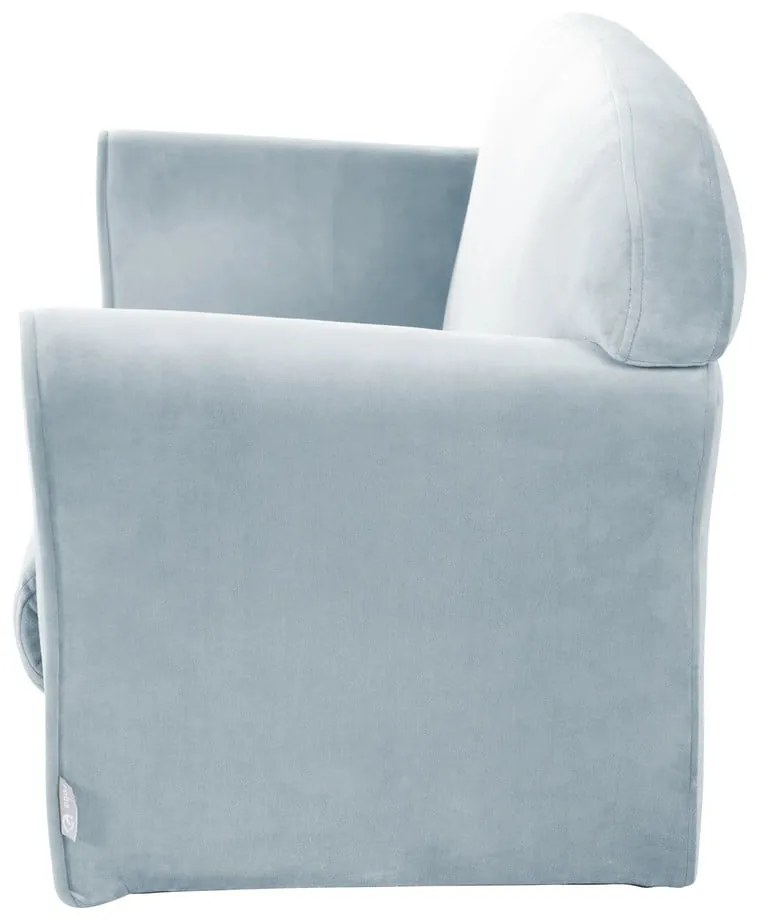 Divano per bambini in velluto azzurro 78 cm Lil Sofa - Roba