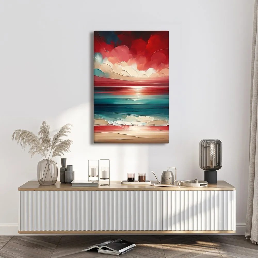 Quadro su tela – Mare nei colori del crepuscolo