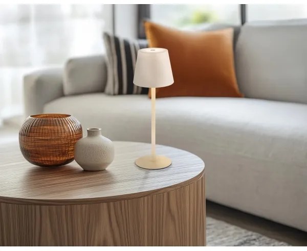 Globo 58488S - Lampada da esterno ricaricabile a LED dimmerabile con comando a sfioramento VANNIE 3W/5V IP54 1800 mAh