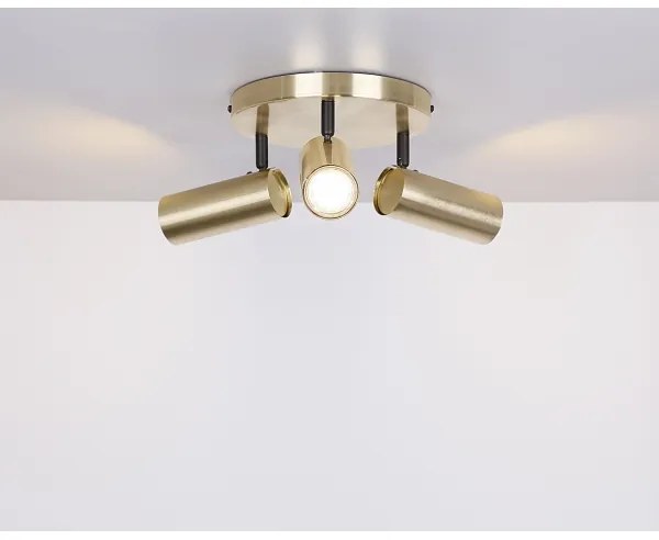 Faretto COLLY 3xGU10/15W/230V oro