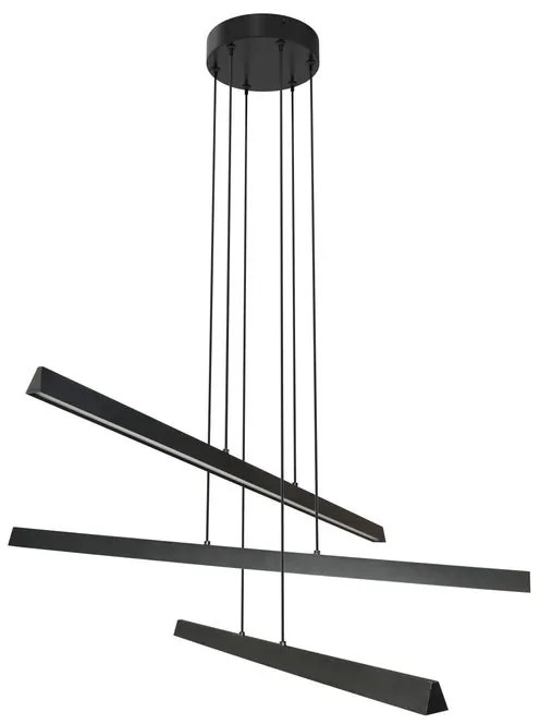 Lampadario LED design Finch nero Ø77.84cm, luce con 3 temperature di colore 5100 lumen, INSPIRE