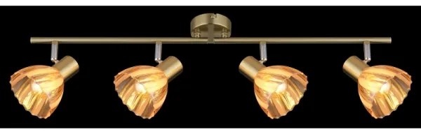 Globo 54315M-4 - Faretto ZACHERY 4xE14/40W/230V oro