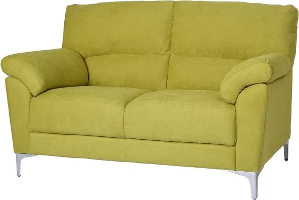 Divano in tessuto a 2 posti 146 cm braccioli imbottito GIADA Verde