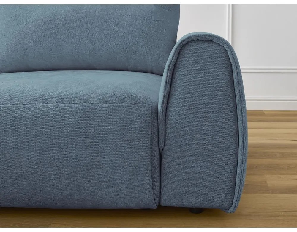 Divano angolare blu Aden – Bobochic Paris